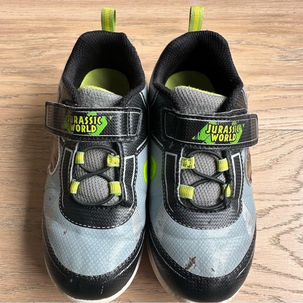 Jurassic World Light Up Sneaker Toddler Black/Grey/Lime 12